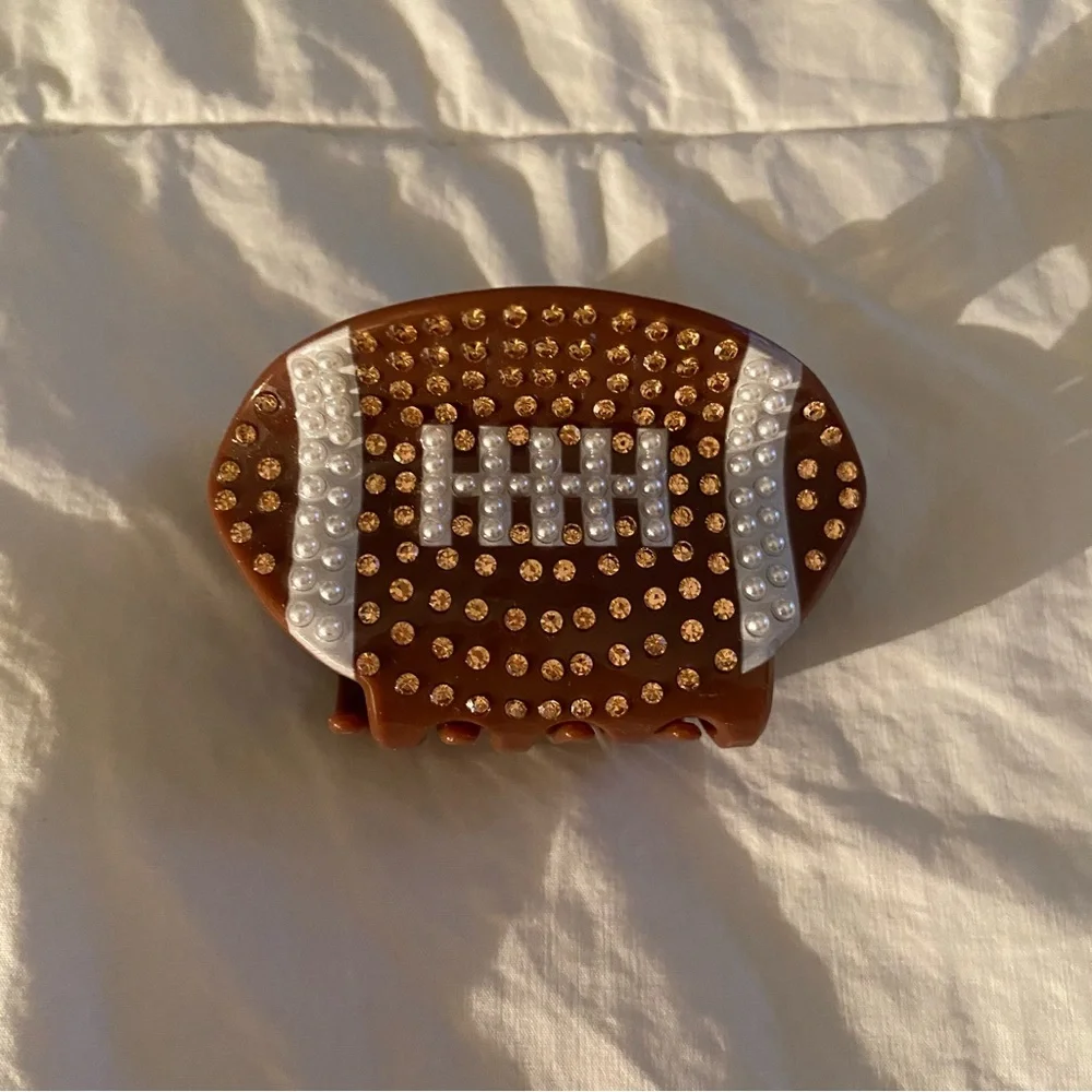 🏈 Hair Clip Adorned with/ Rhinestones